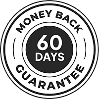 Money back 60 days guarantee mark