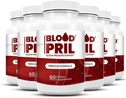 6 bottles of BloodPril blood pressure support capsules