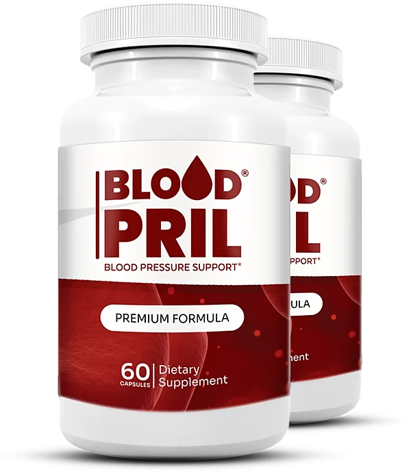 2 bottles of BloodPril blood pressure support capsules